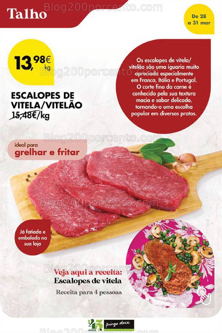 Antevisão Folheto PINGO DOCE Promoção Fim de Semana - 28 a 30 março