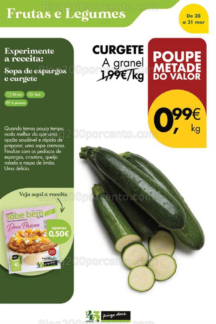 Antevisão Folheto PINGO DOCE Promoção Fim de Semana - 28 a 30 março