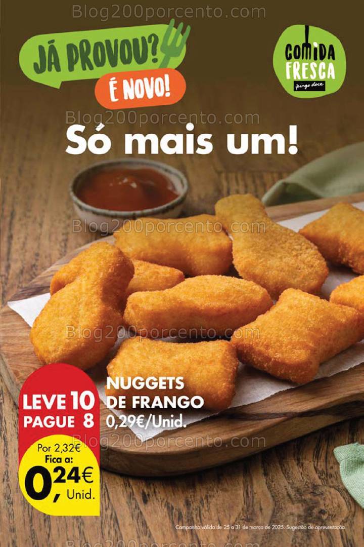 Antevisão Folheto PINGO DOCE Promoção Fim de Semana - 28 a 30 março