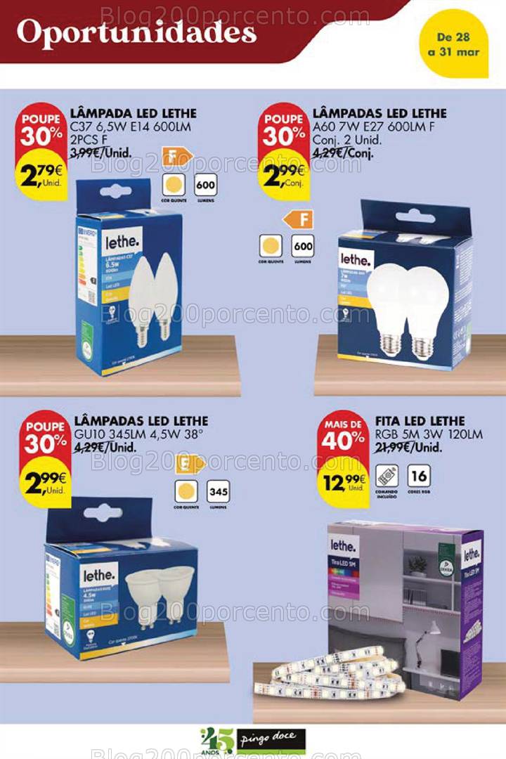 Antevisão Folheto PINGO DOCE Promoção Fim de Semana - 28 a 30 março