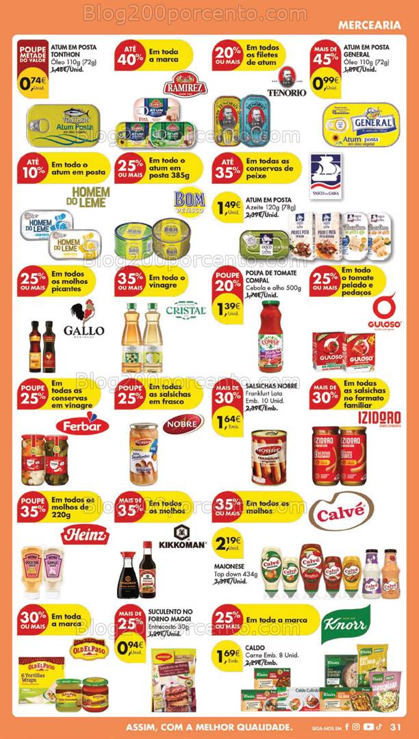 Antevisão Folheto PINGO DOCE Lojas Grandes Promoções de 25 a 31 abril