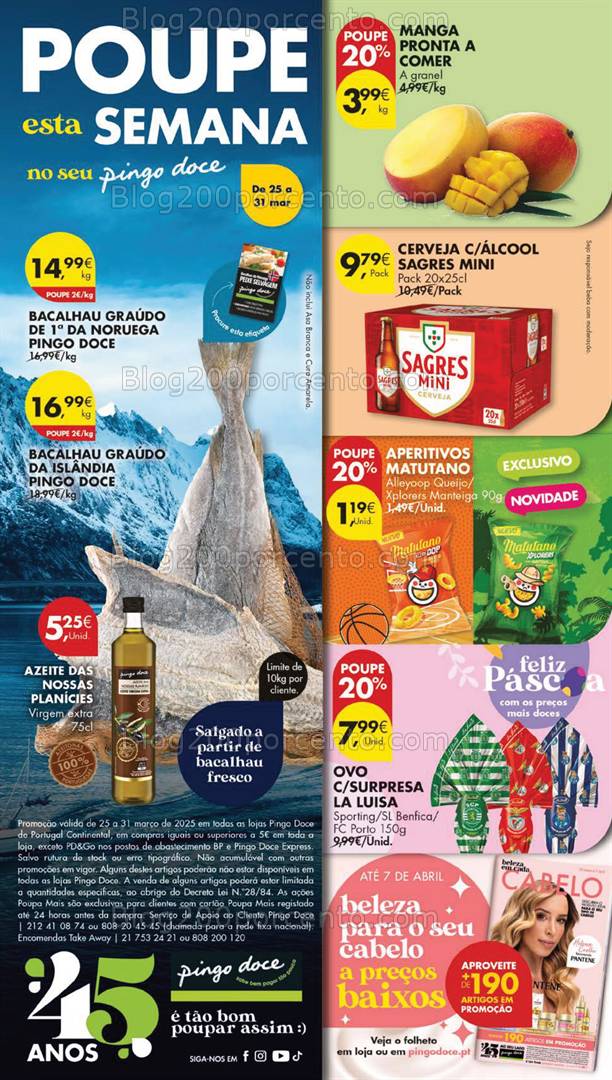 Antevisão Folheto PINGO DOCE Lojas Grandes Promoções de 25 a 31 abril