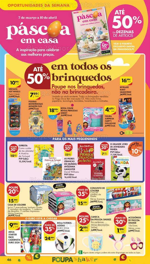 Antevisão Folheto PINGO DOCE Lojas Grandes Promoções de 26 março a 1 abril