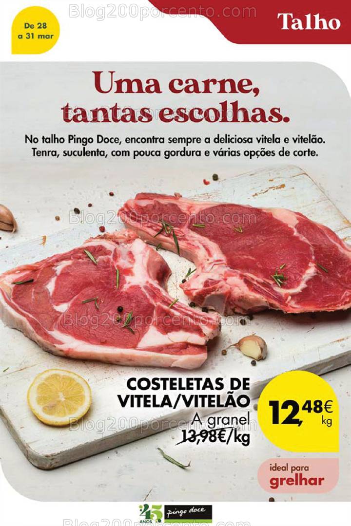 Antevisão Folheto PINGO DOCE Fim de Semana - 28 a 31 março