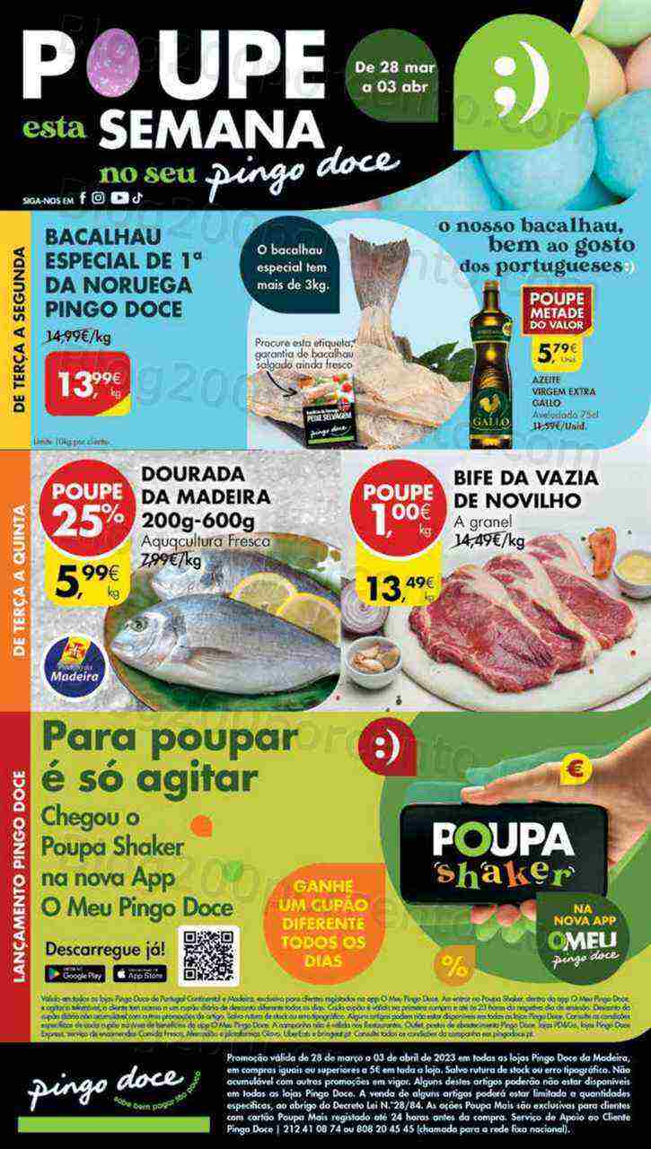 Antevisão Folheto PINGO DOCE Madeira Promoções de 28 março a 3 abril