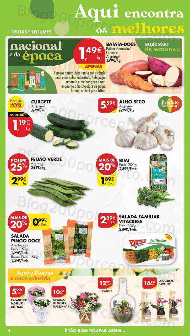 Antevisão Folheto PINGO DOCE Lojas Pequenas Promoções de 28 março a 3 abril