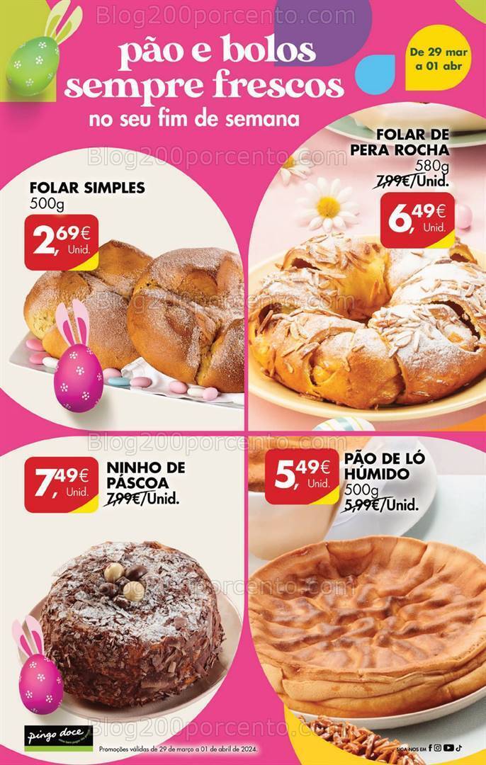 Antevisão Folheto PINGO DOCE Promoções Fim de Semana de 29 março a 1 abril