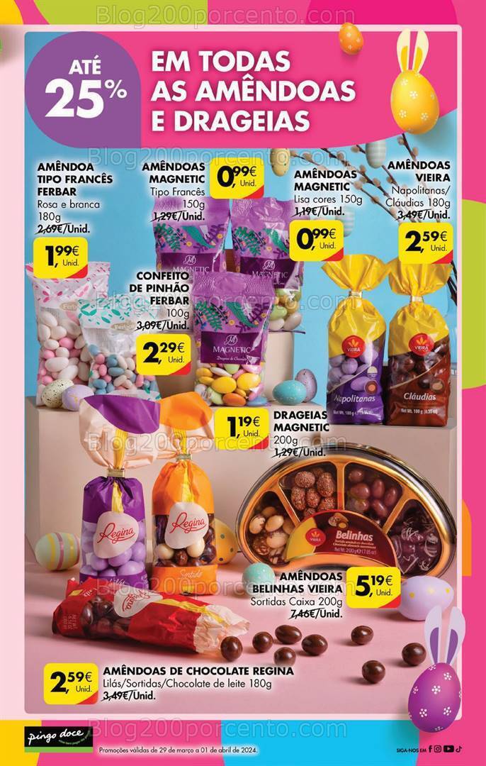 Antevisão Folheto PINGO DOCE Promoções Fim de Semana de 29 março a 1 abril