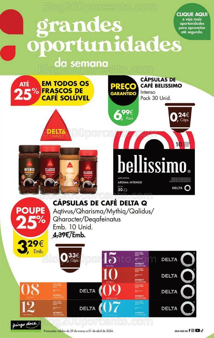 Antevisão Folheto PINGO DOCE Promoções Fim de Semana de 29 março a 1 abril