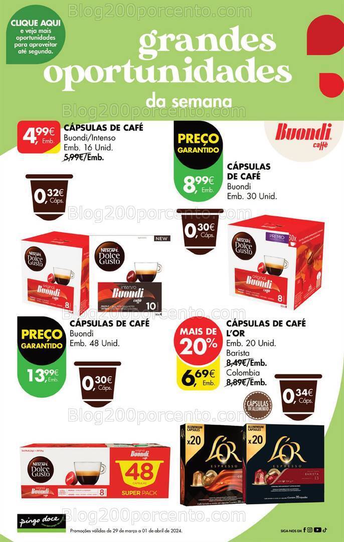 Antevisão Folheto PINGO DOCE Promoções Fim de Semana de 29 março a 1 abril