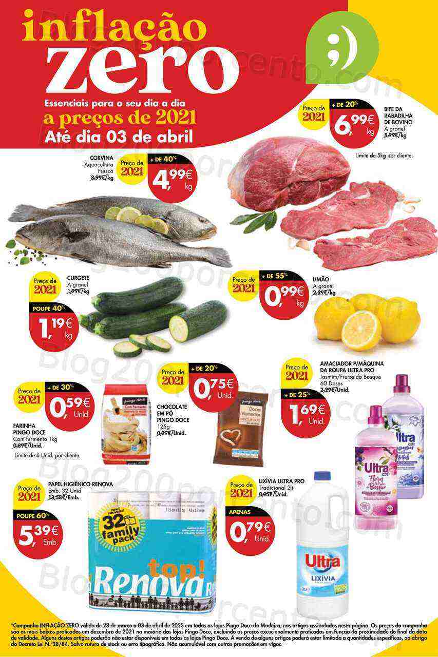 Antevisão Folheto PINGO DOCE Madeira Promoções Fim de Semana - 31 março a 3 abril