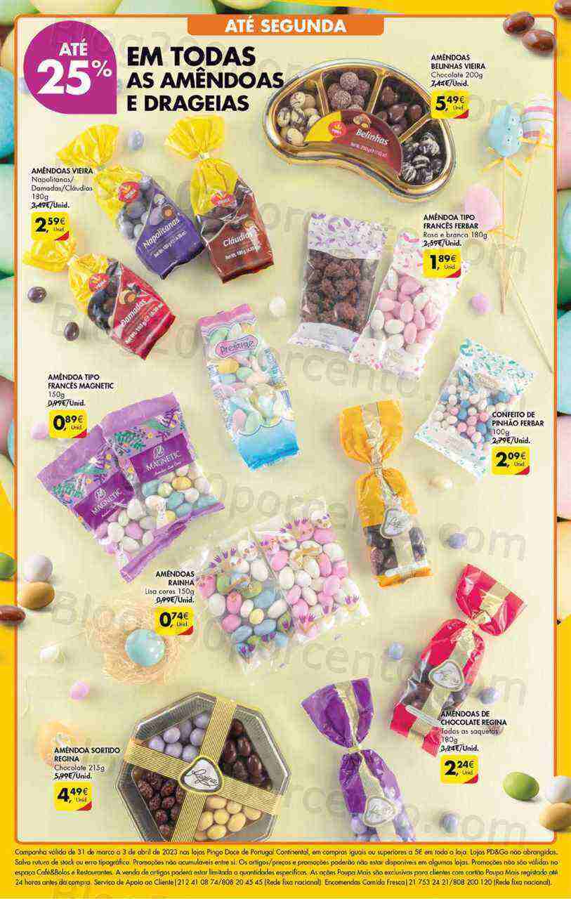 Antevisão Folheto PINGO DOCE Promoções Fim de Semana - 31 março a 3 abril