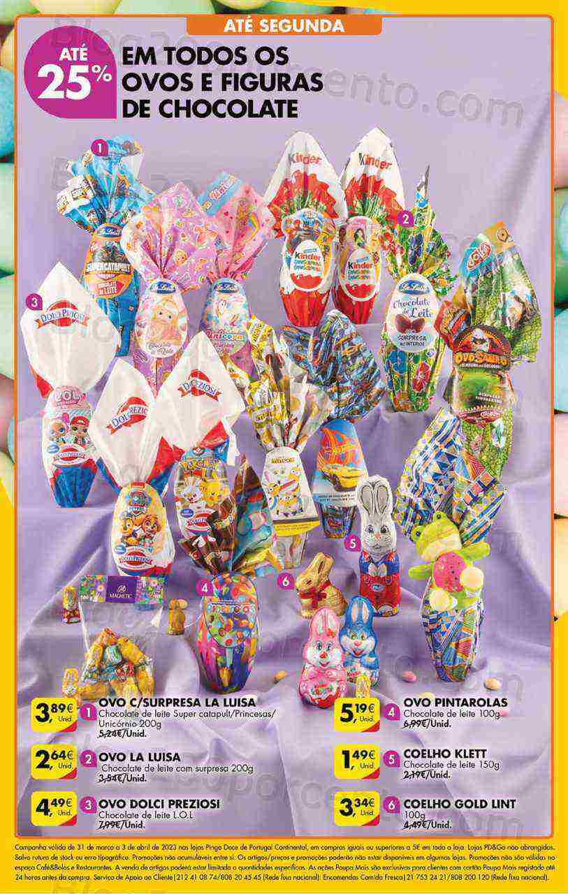 Antevisão Folheto PINGO DOCE Promoções Fim de Semana - 31 março a 3 abril