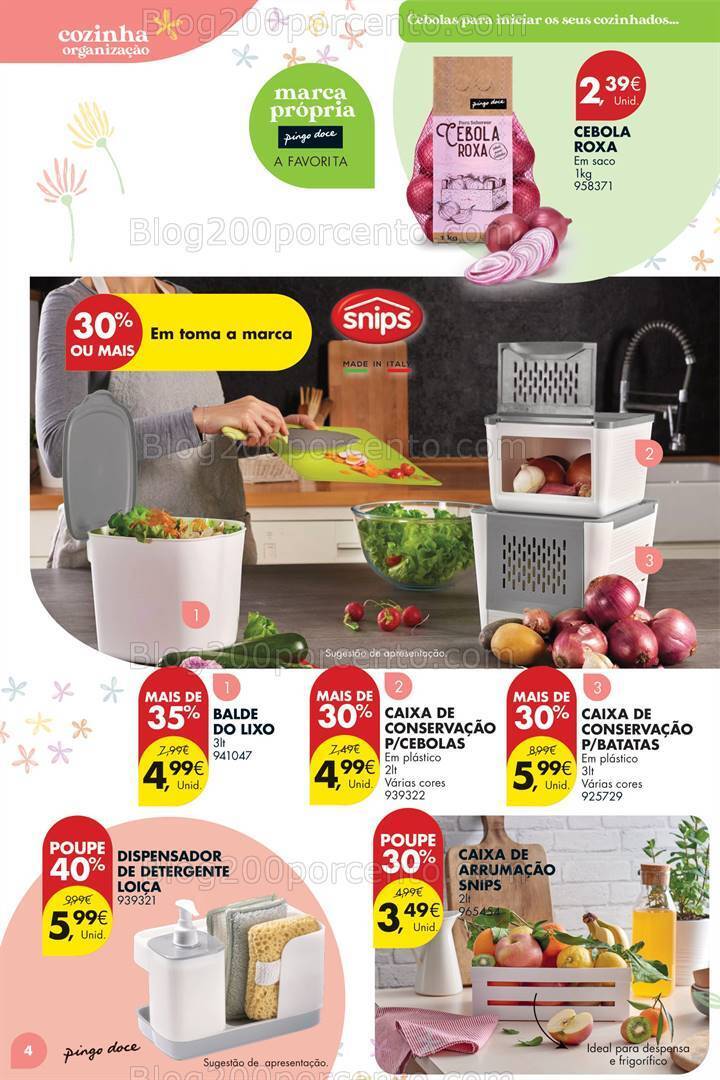 Antevisão Folheto PINGO DOCE Bazar Primavera Promoções de 2 abril a 6 maio