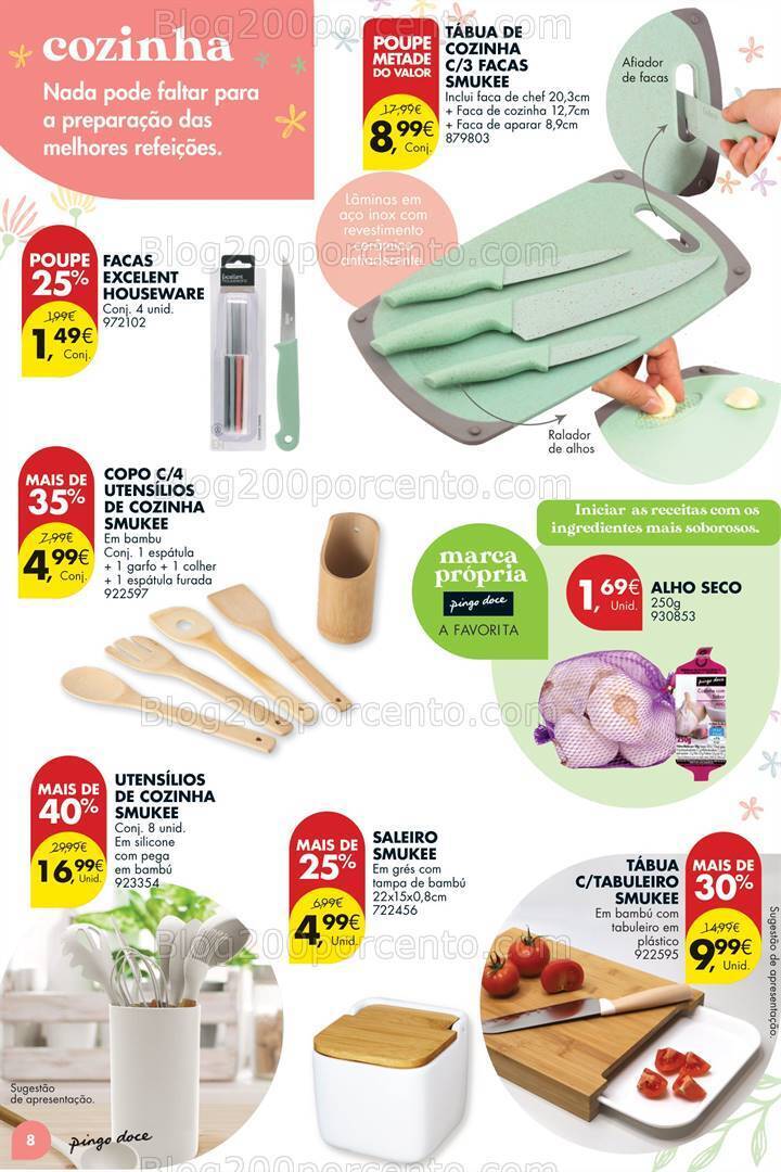 Antevisão Folheto PINGO DOCE Bazar Primavera Promoções de 2 abril a 6 maio