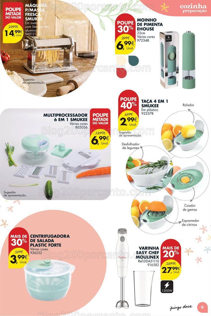 Antevisão Folheto PINGO DOCE Bazar Primavera Promoções de 2 abril a 6 maio