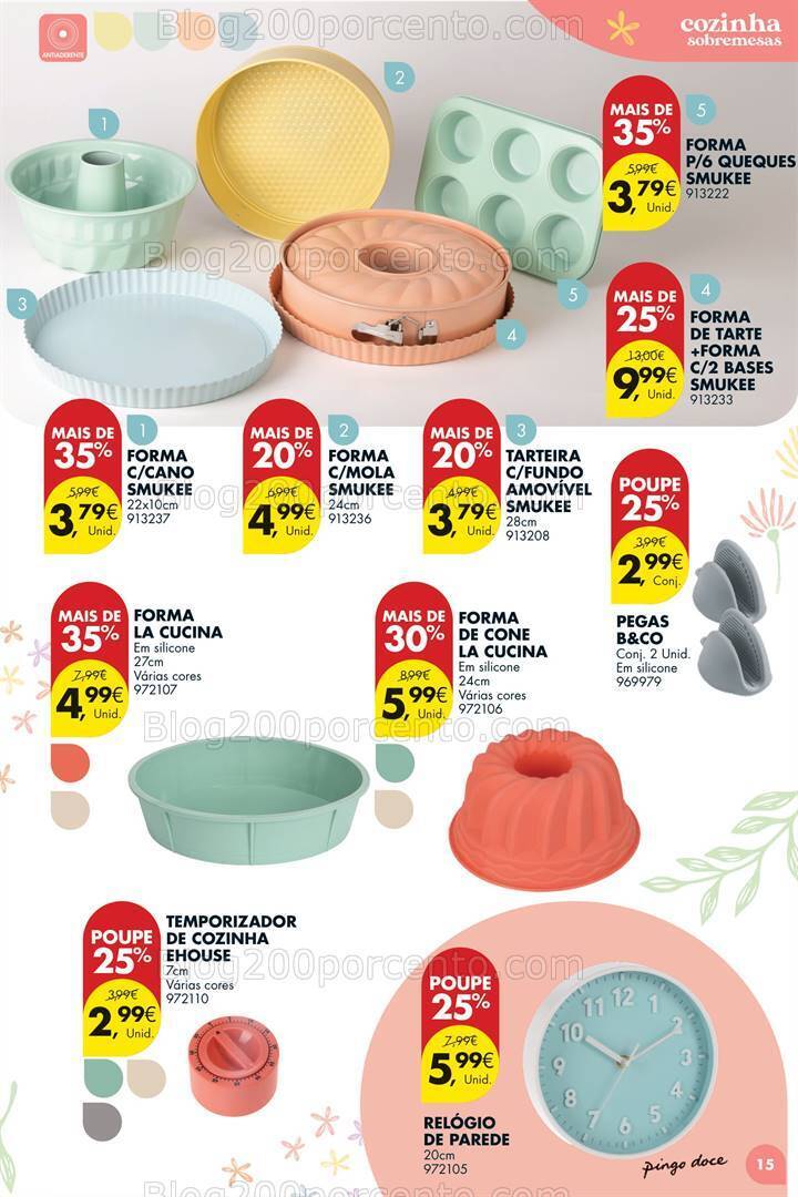 Antevisão Folheto PINGO DOCE Bazar Primavera Promoções de 2 abril a 6 maio