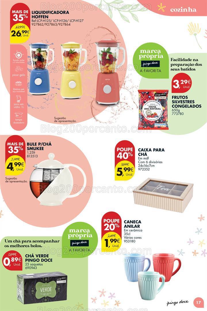 Antevisão Folheto PINGO DOCE Bazar Primavera Promoções de 2 abril a 6 maio