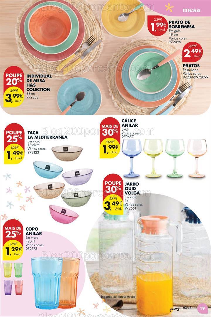 Antevisão Folheto PINGO DOCE Bazar Primavera Promoções de 2 abril a 6 maio