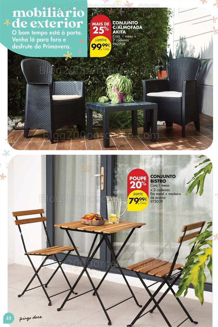 Antevisão Folheto PINGO DOCE Bazar Primavera Promoções de 2 abril a 6 maio
