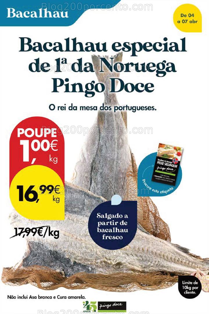 Antevisão Folheto PINGO DOCE Promoções Fim de Semana - 5 e 6 abril