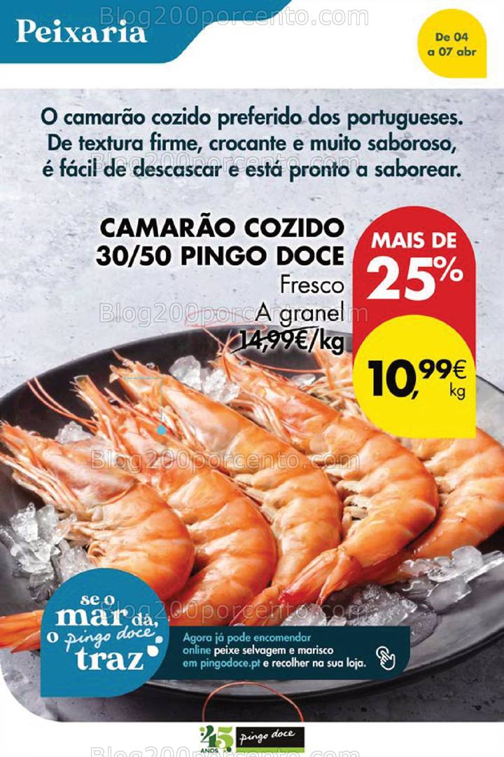 Antevisão Folheto PINGO DOCE Promoções Fim de Semana - 5 e 6 abril