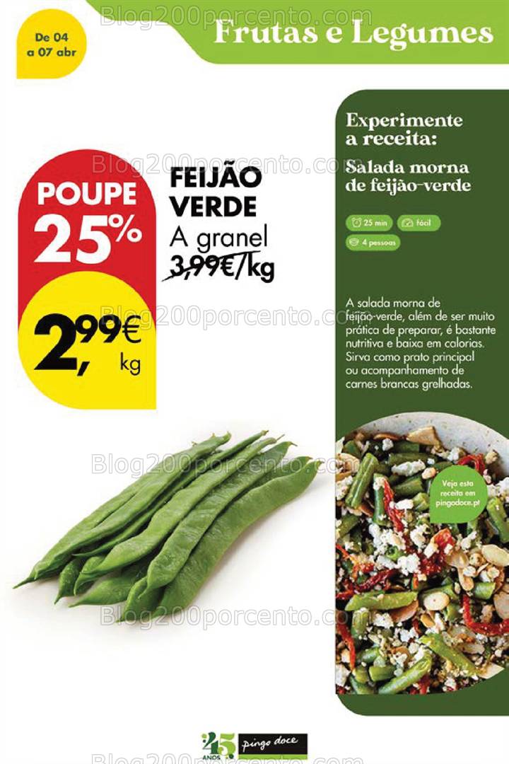 Antevisão Folheto PINGO DOCE Promoções Fim de Semana - 5 e 6 abril