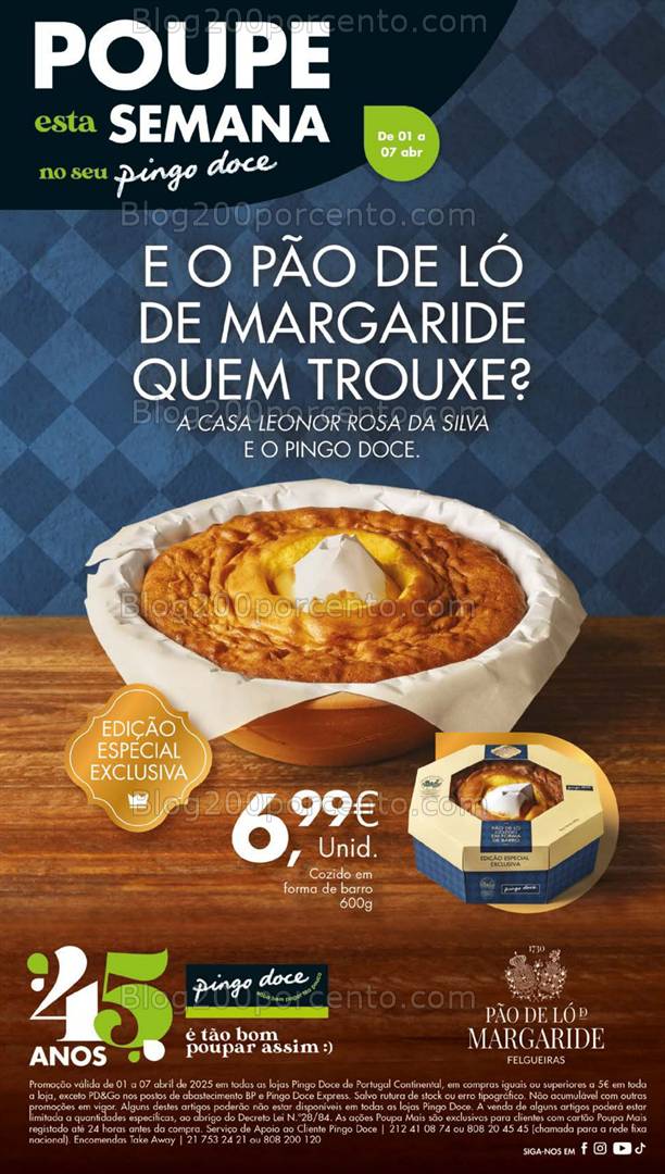 Antevisão Folheto PINGO DOCE Lojas Grandes Promoções de 1 a 7 abril