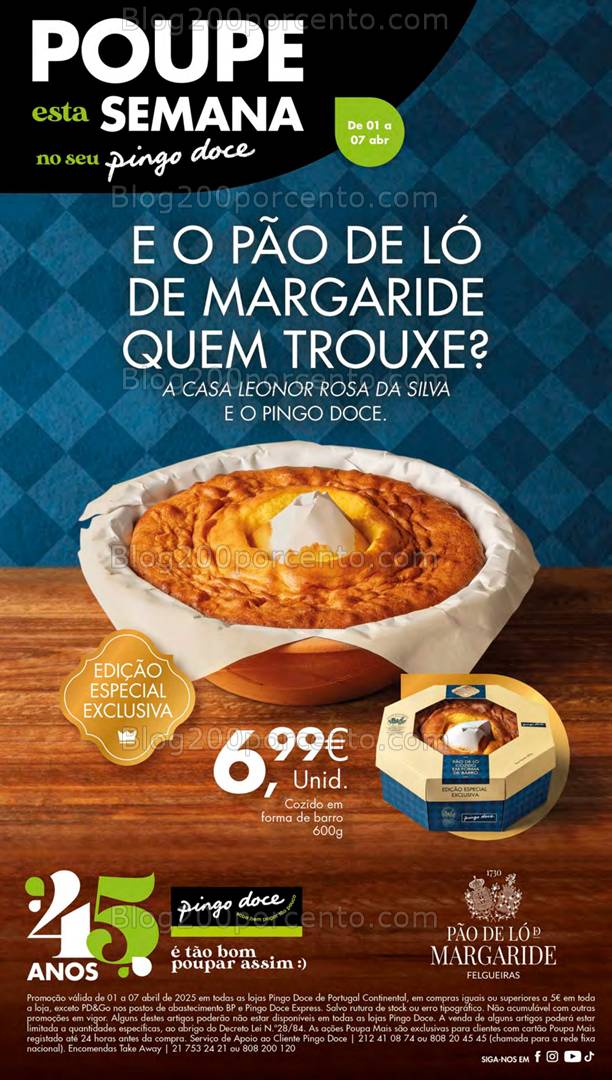 Antevisão Folheto PINGO DOCE Lojas Pequenas Promoções de 1 a 7 abril