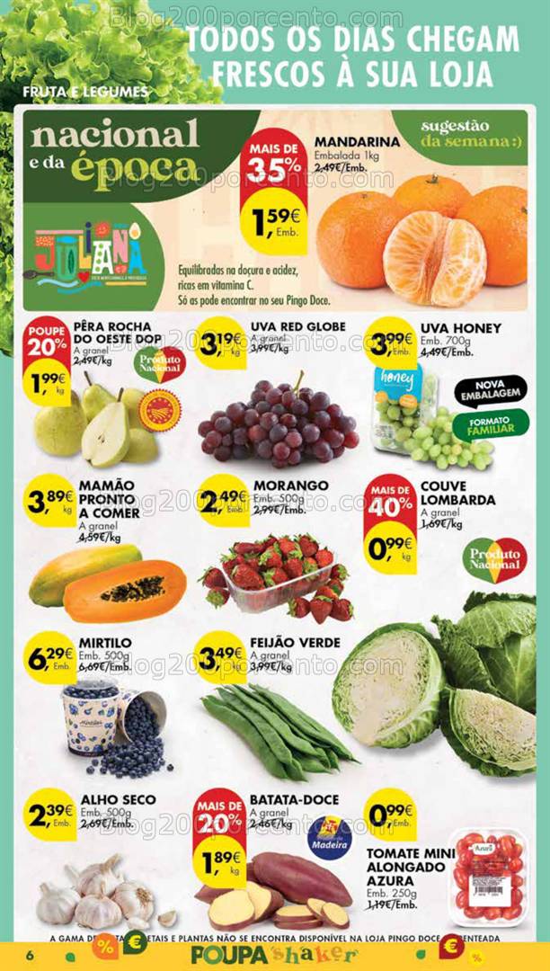 Antevisão Folheto PINGO DOCE Lojas Madeira Promoções de 1 a 7 abril
