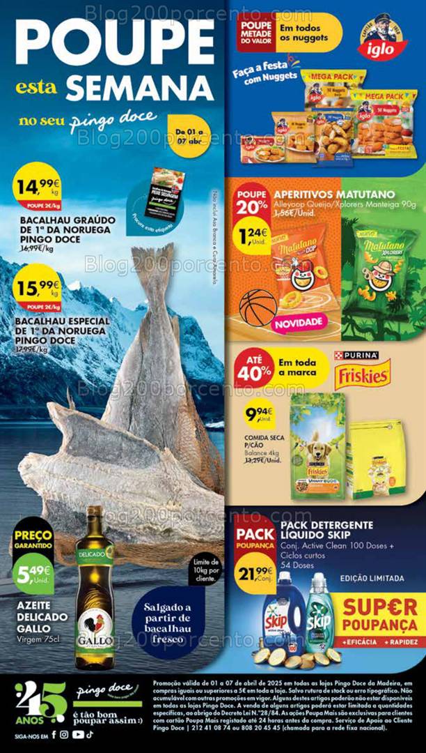 Antevisão Folheto PINGO DOCE Lojas Madeira Promoções de 1 a 7 abril