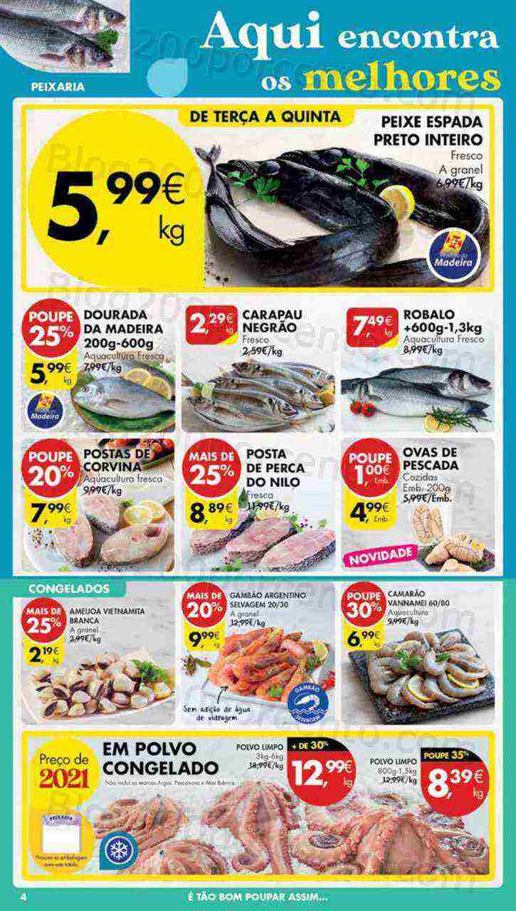 Antevisão Folheto PINGO DOCE Promoções de 4 a 10 abril