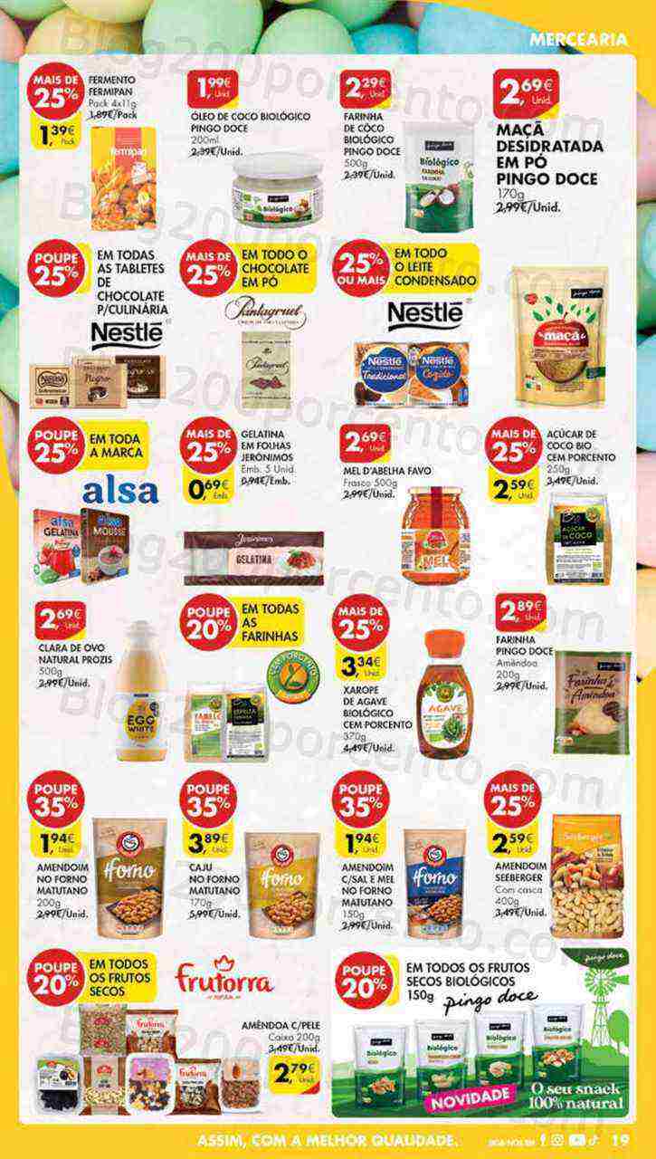 Antevisão Folheto PINGO DOCE Promoções de 4 a 10 abril