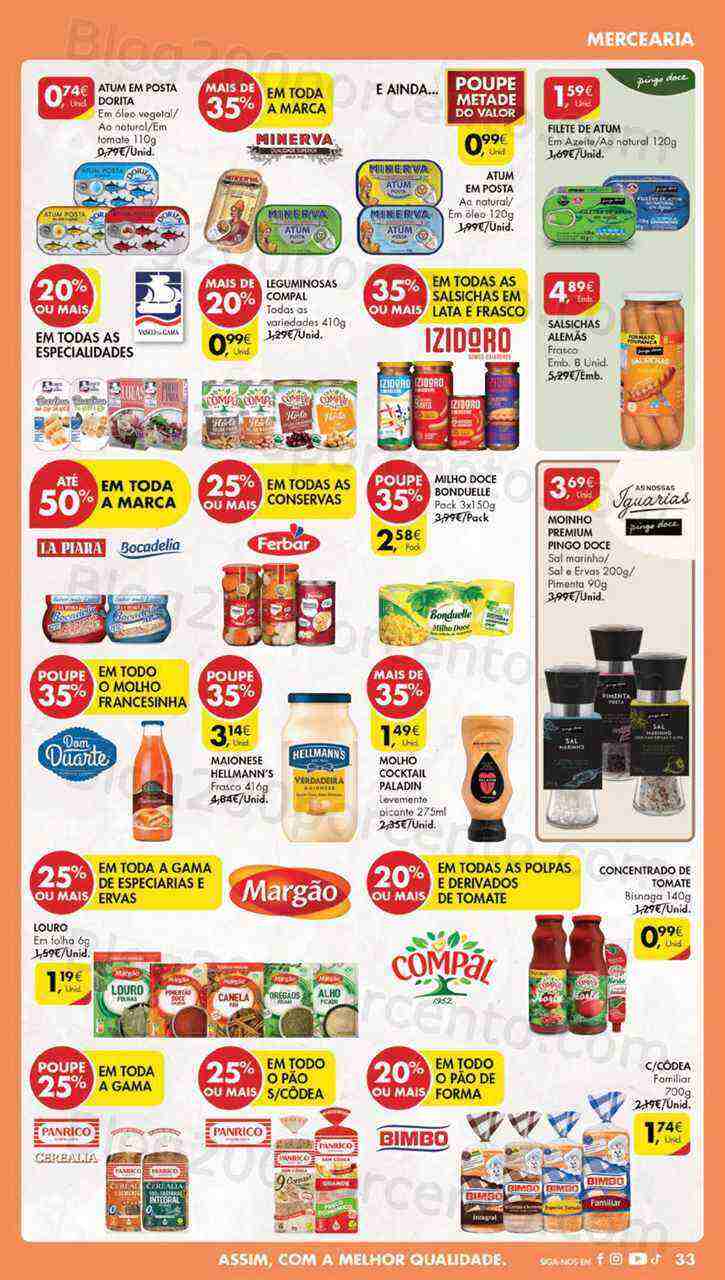 Antevisão Folheto PINGO DOCE Lojas Grandes Promoções de 4 a 10 abril