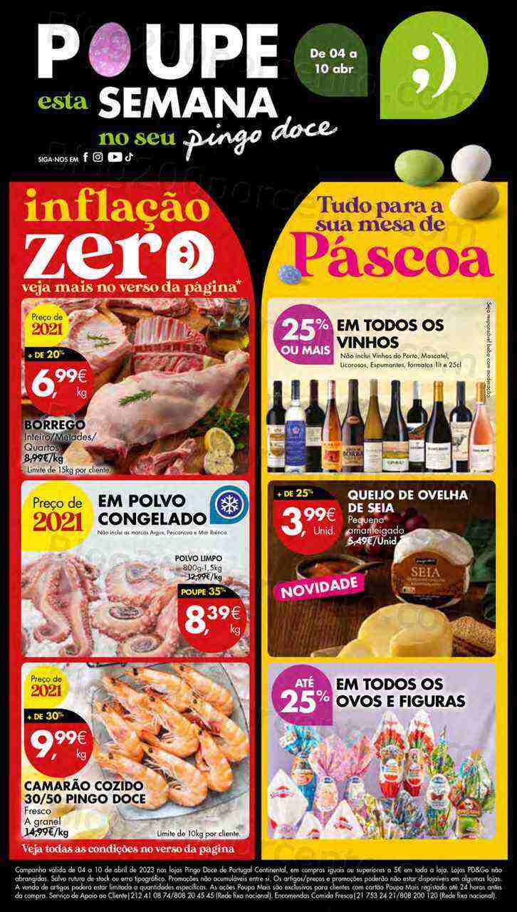 Antevisão Folheto PINGO DOCE Lojas Pequenas Promoções de 4 a 10 abril