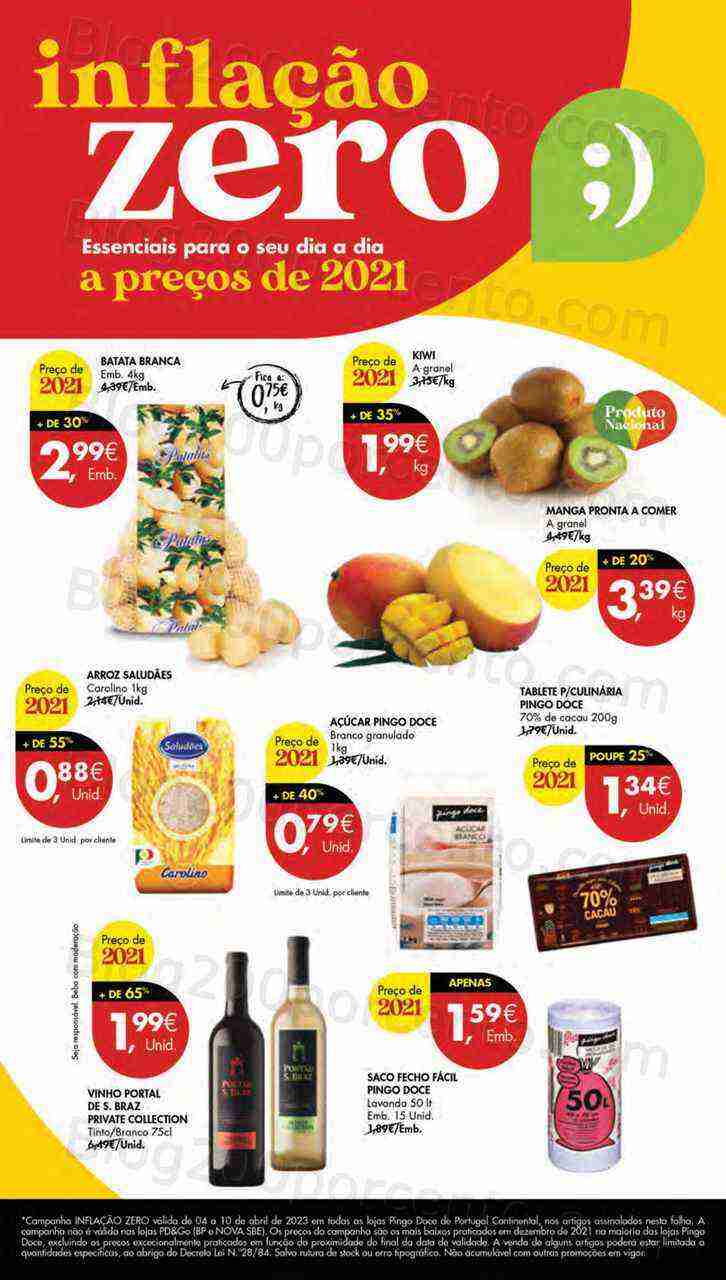 Antevisão Folheto PINGO DOCE Lojas Pequenas Promoções de 4 a 10 abril