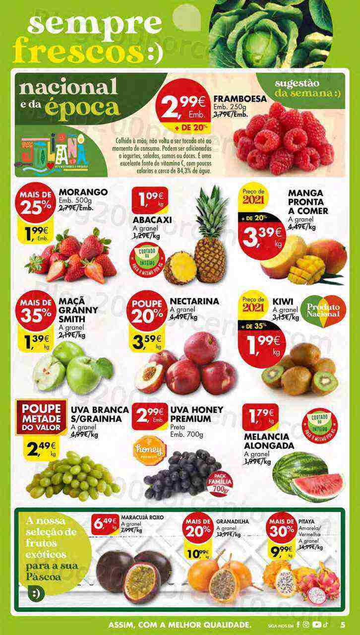 Antevisão Folheto PINGO DOCE Lojas Pequenas Promoções de 4 a 10 abril