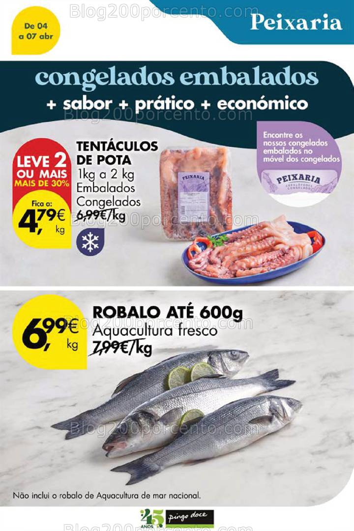 Antevisão Folheto PINGO DOCE Promoções Fim de Semana - 4 a 7 abril