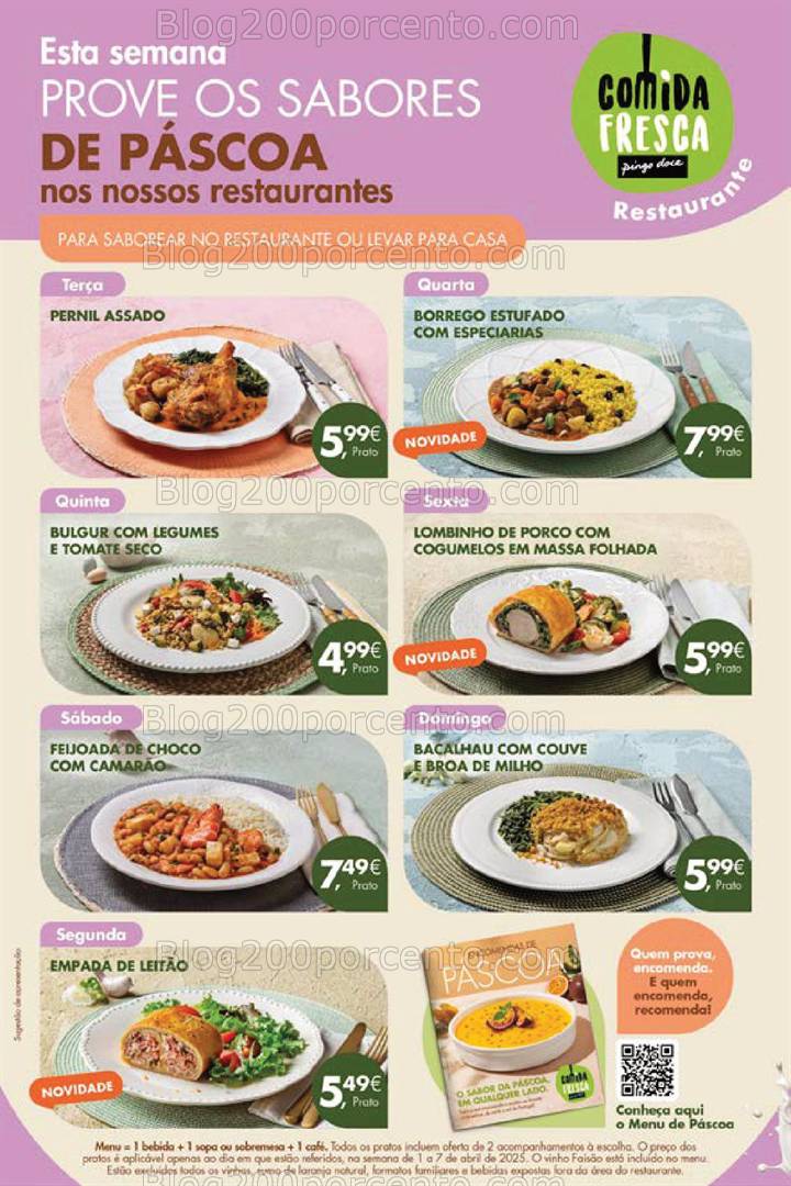 Antevisão Folheto PINGO DOCE Promoções Fim de Semana - 4 a 7 abril