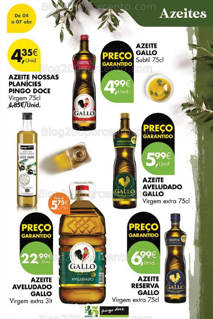 Antevisão Folheto PINGO DOCE Promoções Fim de Semana - 4 a 7 abril