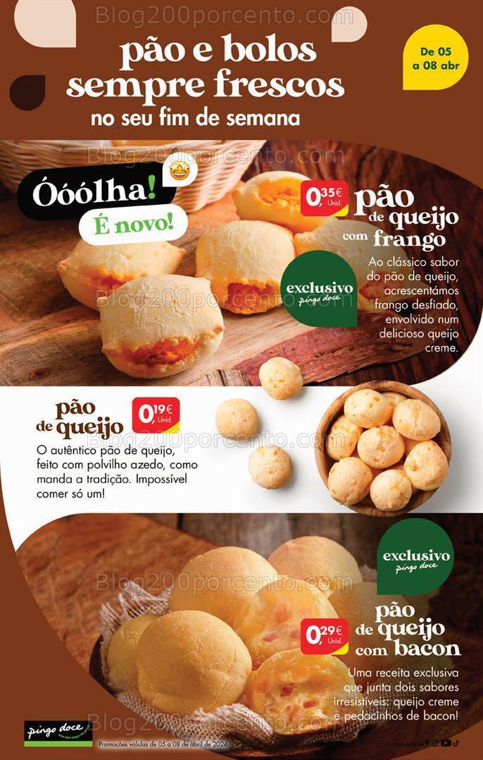 Antevisão Folheto PINGO DOCE Promoções de 5 a 8 abril