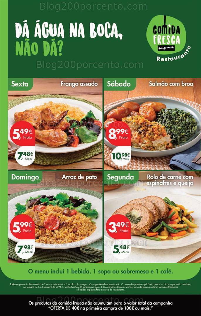 Antevisão Folheto PINGO DOCE Promoções de 5 a 8 abril