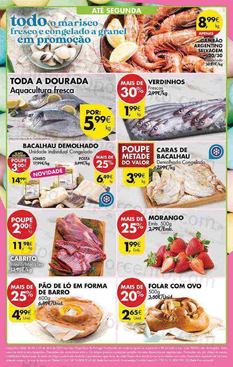 Antevisão Folheto PINGO DOCE Promoções Fim de Semana - 6 a 10 abril