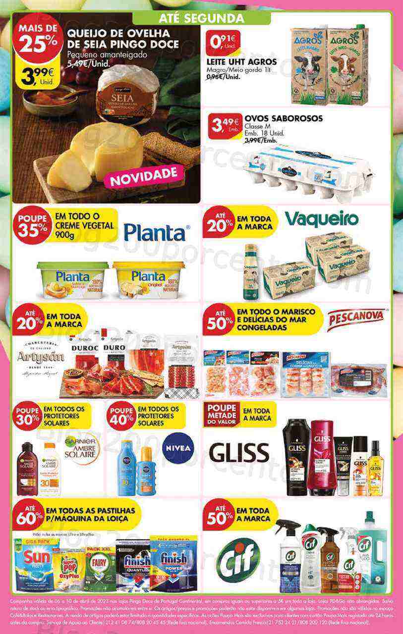 Antevisão Folheto PINGO DOCE Promoções Fim de Semana - 6 a 10 abril