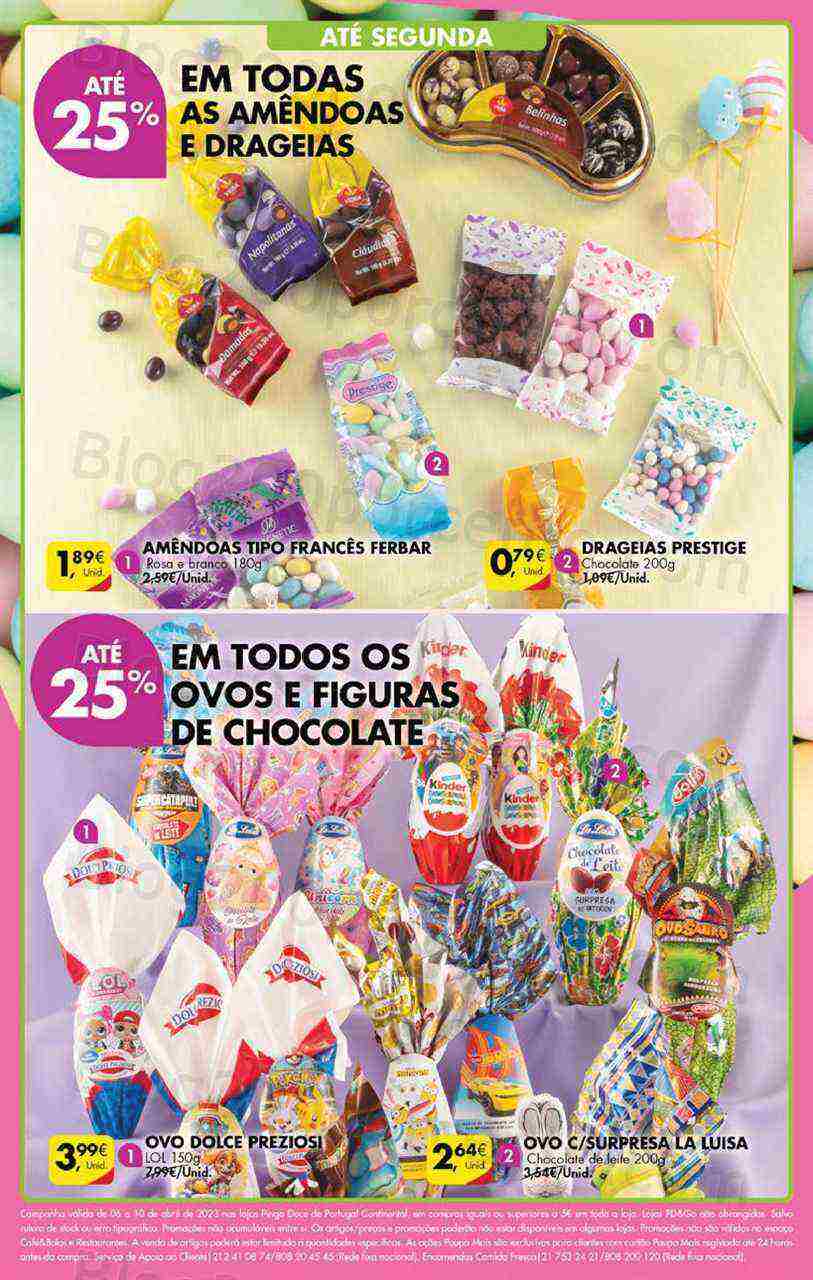 Antevisão Folheto PINGO DOCE Promoções Fim de Semana - 6 a 10 abril