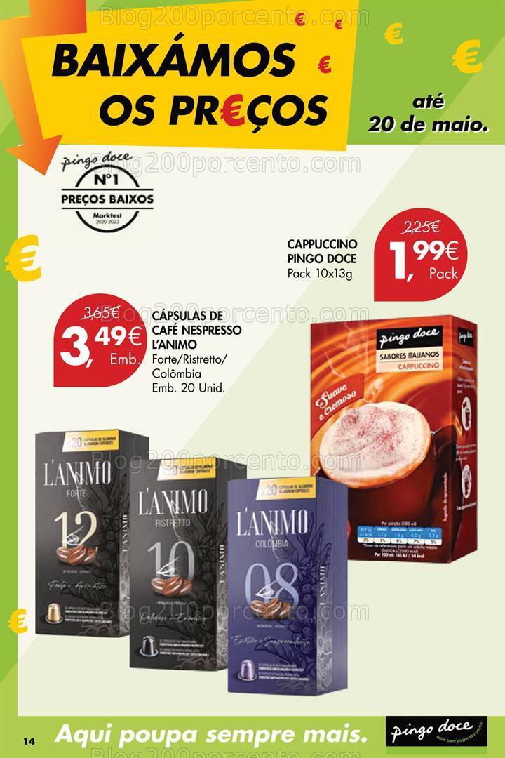 Antevisão Folheto PINGO DOCE Preços Baixos Promoções até 20 maio