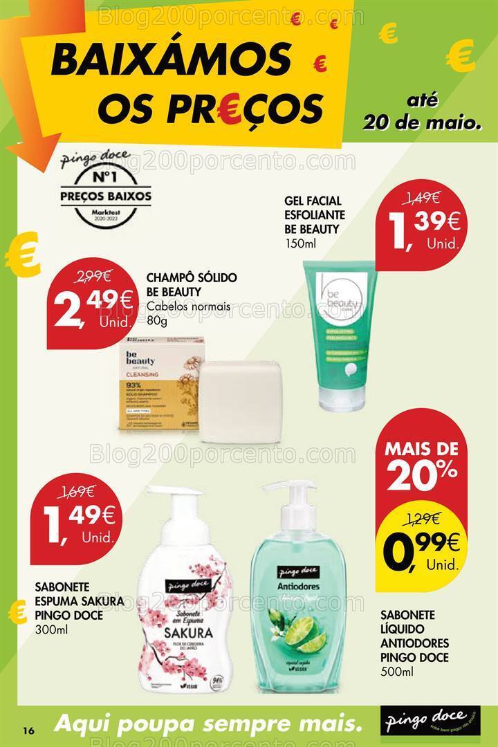 Antevisão Folheto PINGO DOCE Preços Baixos Promoções até 20 maio