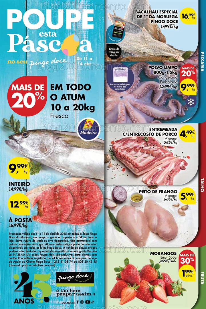 Antevisão Folheto PINGO DOCE Madeira Promoções Fim de Semana - 11 a 14 abril