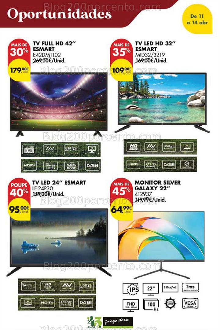 Antevisão Folheto PINGO DOCE Bazar Promoções Fim de Semana - 11 a 14 abril
