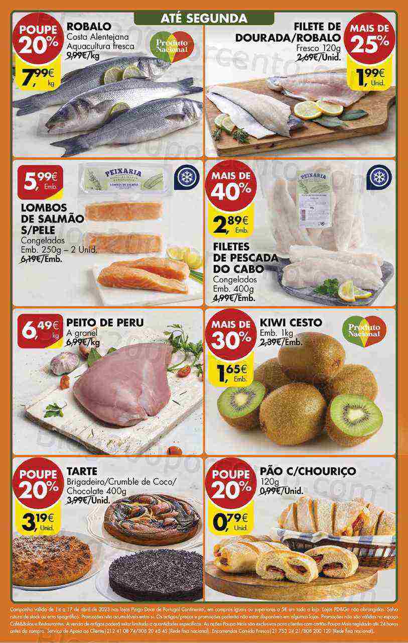 Antevisão Folheto PINGO DOCE Promoções Fim de Semana - 14 a 17 abril